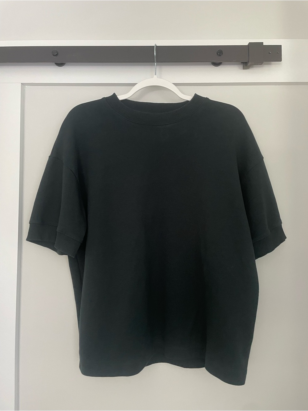 Denim & Flower Men's Hunter Green Short-Sleeve Crewneck Sweater